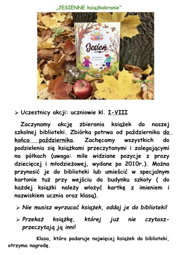 Jesienne książkobranie