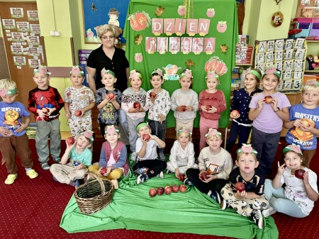 Dzień Jabłka w oddziałach przedszkolnych