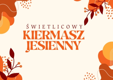 Świetlicowy kiermasz jesienny 2025 r.