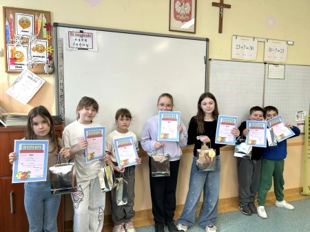 Podsumowanie klasowego konkursu „Mistrz tabliczki mnożenia i dzielenia w zakresie 30”