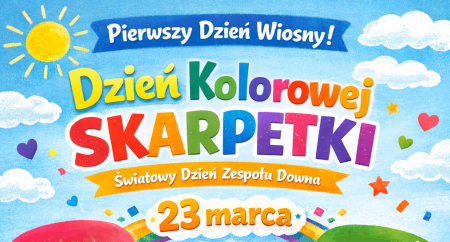 Dzień Kolorowej Skarpetki - 23 marca (poniedziałek)
