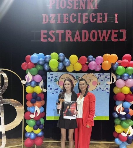 Nasza uczennica zwyciężczynią powiatowego festiwalu piosenki