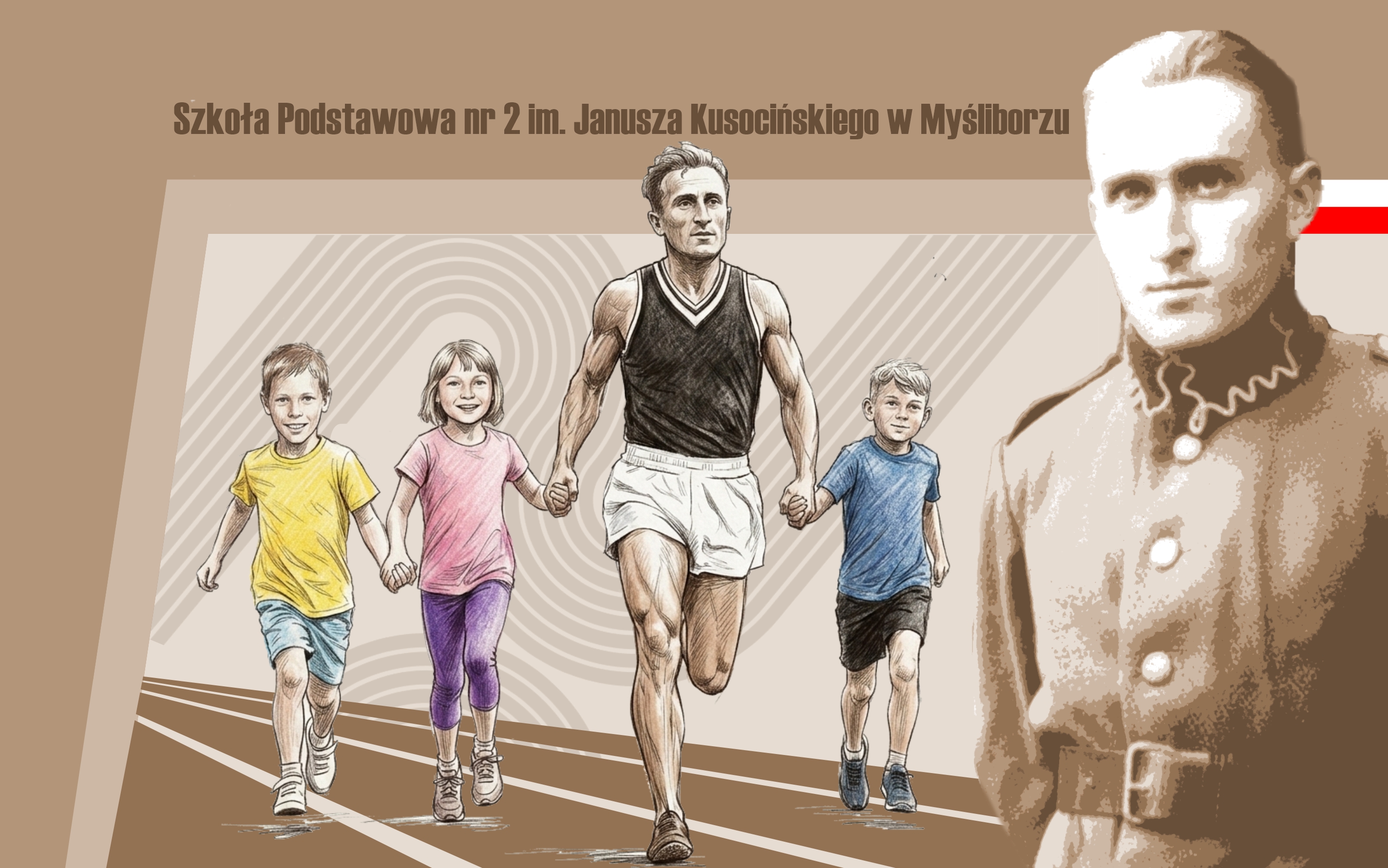Wesprzyj realizację projektu: Mural Janusza Kusocińskiego - Patrona Szkoły